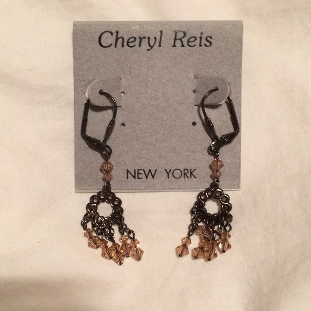 Yellow Dangly Earrings